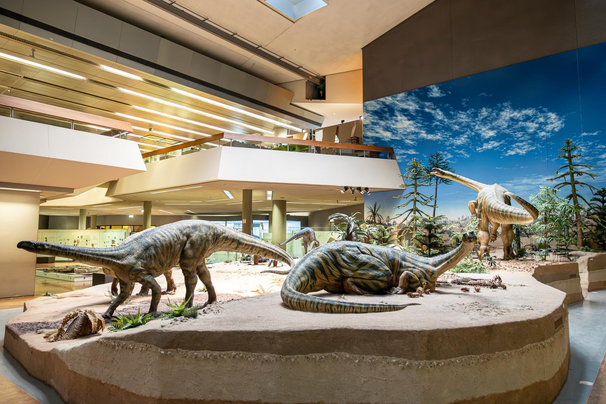 Bild mit Dinosaurieren